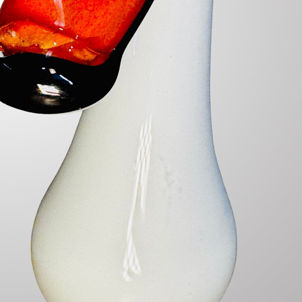 Langham Glass England Hand Painted Swan - Picture 8 of 13